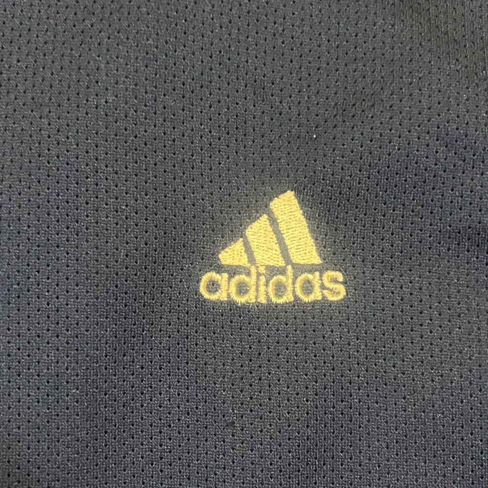Adidas Mens Navy‎ Blue 3 Stripe Full Zip Track Jacket Mock Neck Size Medium